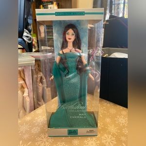 2002 Birthstone Collection Barbie: May/Emerald *never removed from box
